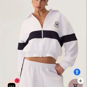 Hypeach track jacket and short set